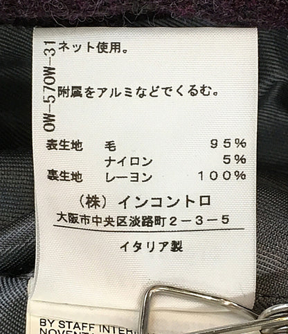 ヴィヴィアンウエストウッド ヴィンテージジャケット RED LABEL パープル 12-01-422017 レディース SIZE 42 VIVIENNE WESTWOOD