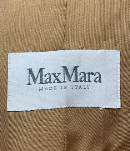 MAX MARA コート マニュエラ キャメル100% レディース SIZE 42 マックスマーラ