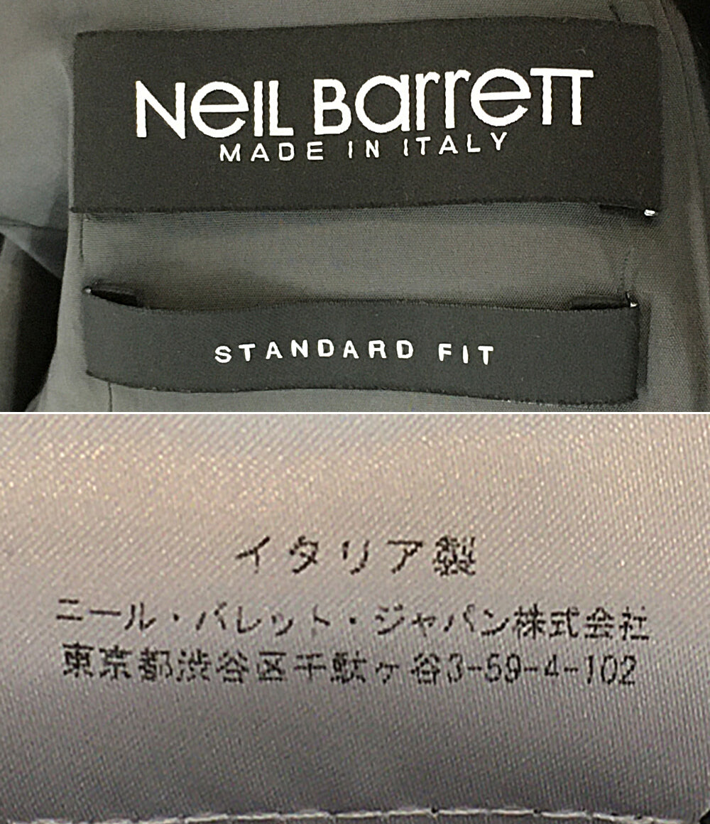 ニールバレット コート チャコールグレー BCA215 F068 メンズ SIZE 48 NEIL BARRETT