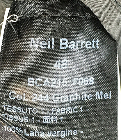 ニールバレット コート チャコールグレー BCA215 F068 メンズ SIZE 48 NEIL BARRETT