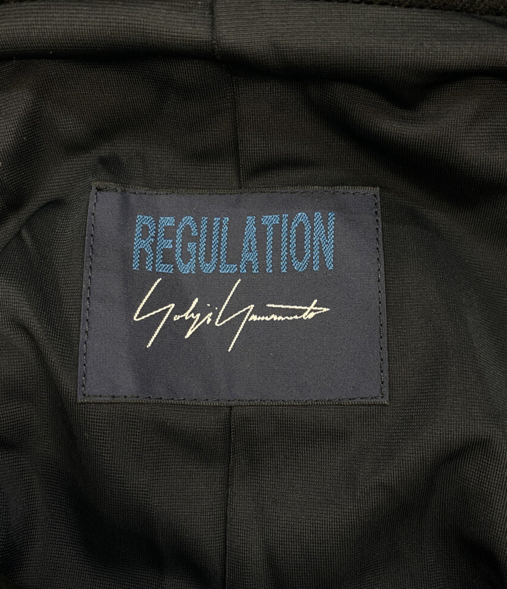 ヨウジヤマモト コート SAXONY R-HOODED CAPE COAT 2024aw FB-C51-102 レディース SIZE 2 YOHJI YAMAMOTO