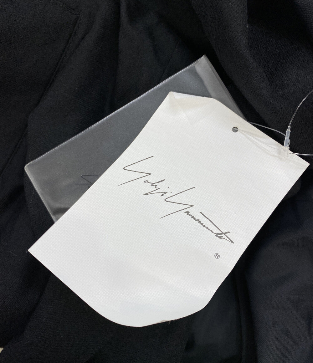 ヨウジヤマモト コート SAXONY R-HOODED CAPE COAT 2024aw FB-C51-102 レディース SIZE 2 YOHJI YAMAMOTO