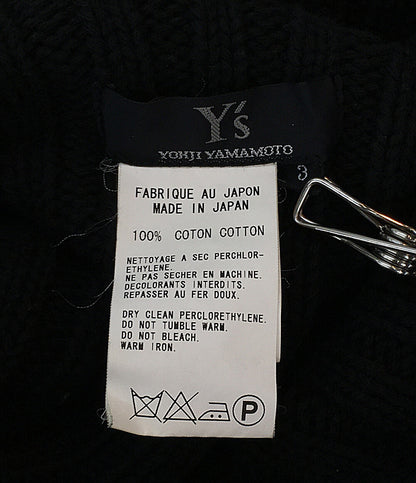 ヨウジヤマモト ニット ブラック YQ-K04-075 レディース SIZE 3 YOHJI YAMAMOTO