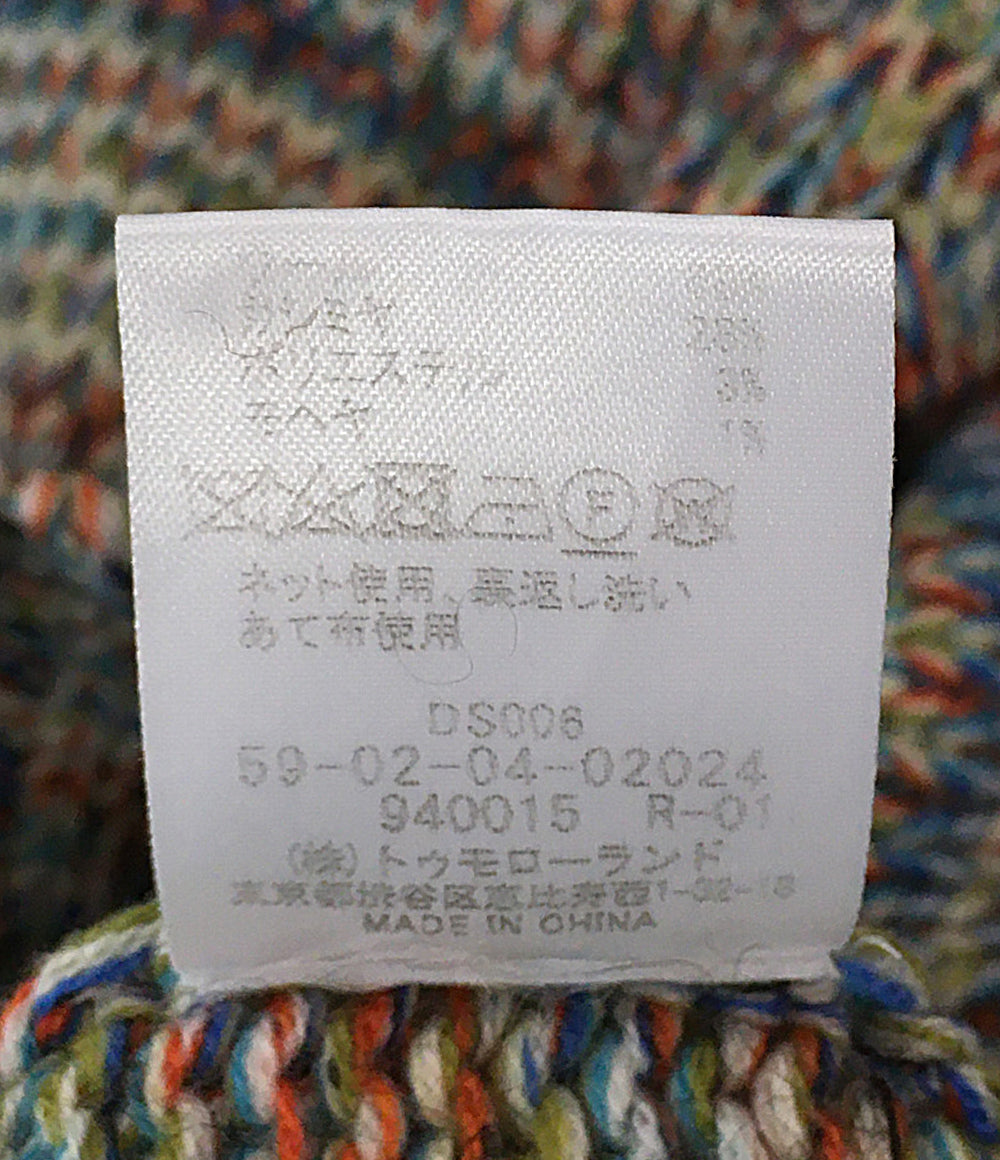 キャバン ニット カシミア混 マルチカラー 59-02-04-02024 レディース SIZE F caban