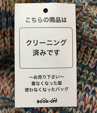 キャバン ニット カシミア混 マルチカラー 59-02-04-02024 レディース SIZE F caban