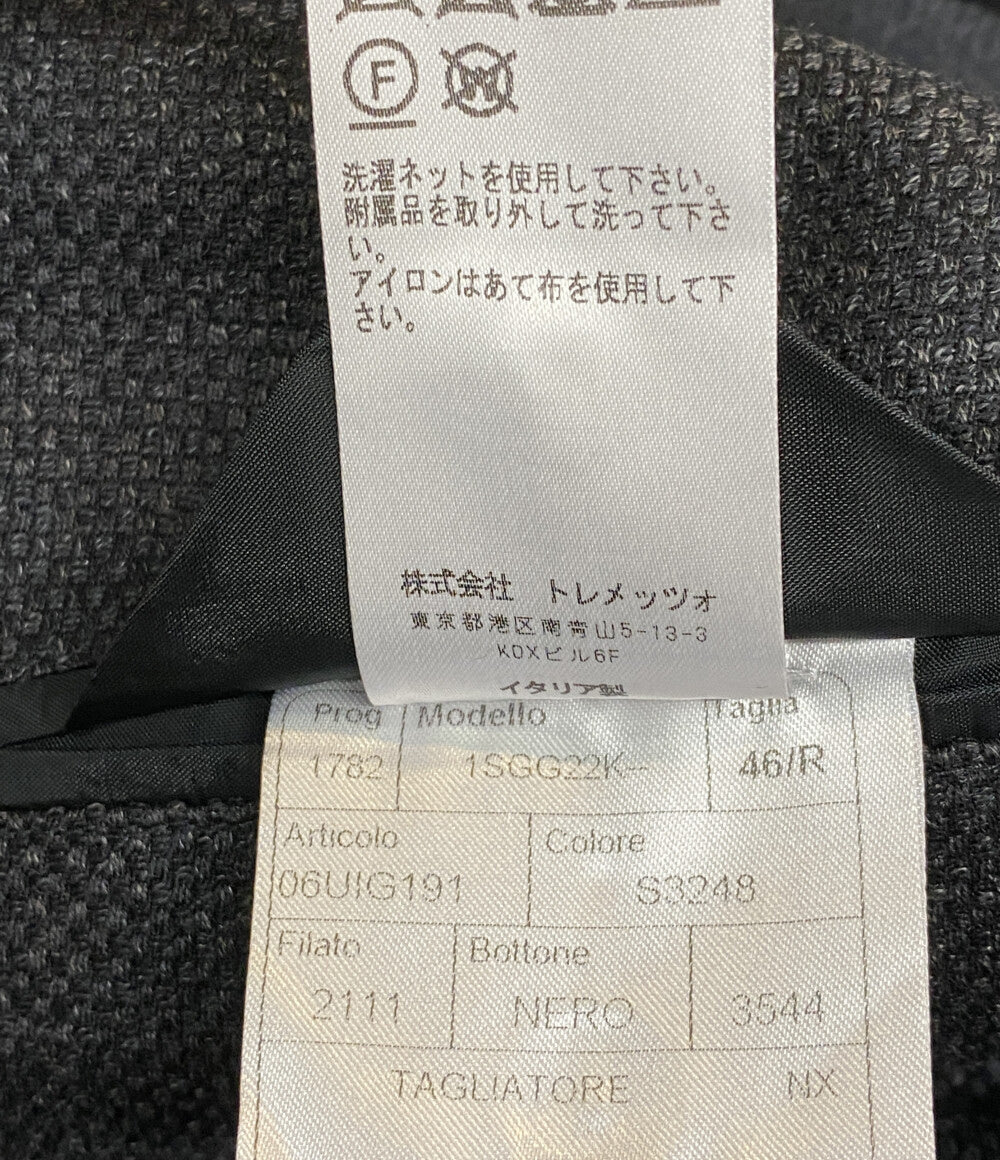 TAGLIATORE テーラードジャケット カシミヤ混 グレー MUGELLO メンズ SIZE 46 タリアトーレ