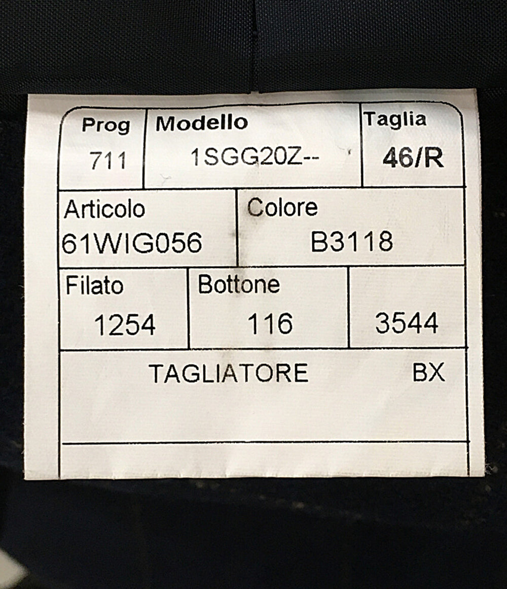 タリアトーレ テーラードジャケット カシミヤ混ダブル ウインドペンチェック 1SGG20Z-61WIG056 メンズ SIZE 46/R TAGLIATORE