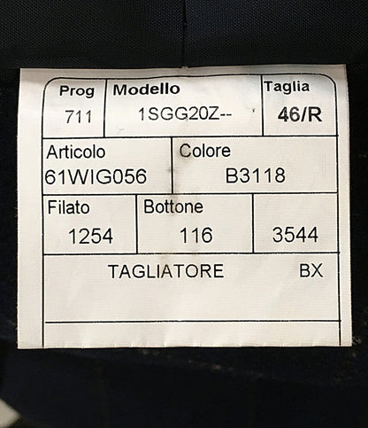 タリアトーレ テーラードジャケット カシミヤ混ダブル ウインドペンチェック 1SGG20Z-61WIG056 メンズ SIZE 46/R TAGLIATORE