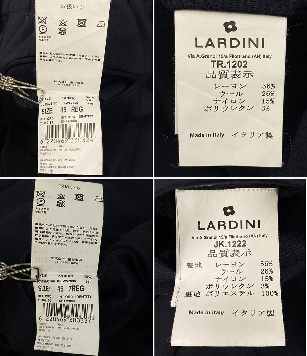 LARDINI セットアップ スーツ ネイビー メンズ SIZE 46 ラルディーニ