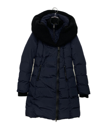 マッカージュ ダウンコート フード ネイビー レディース SIZE S Mackage