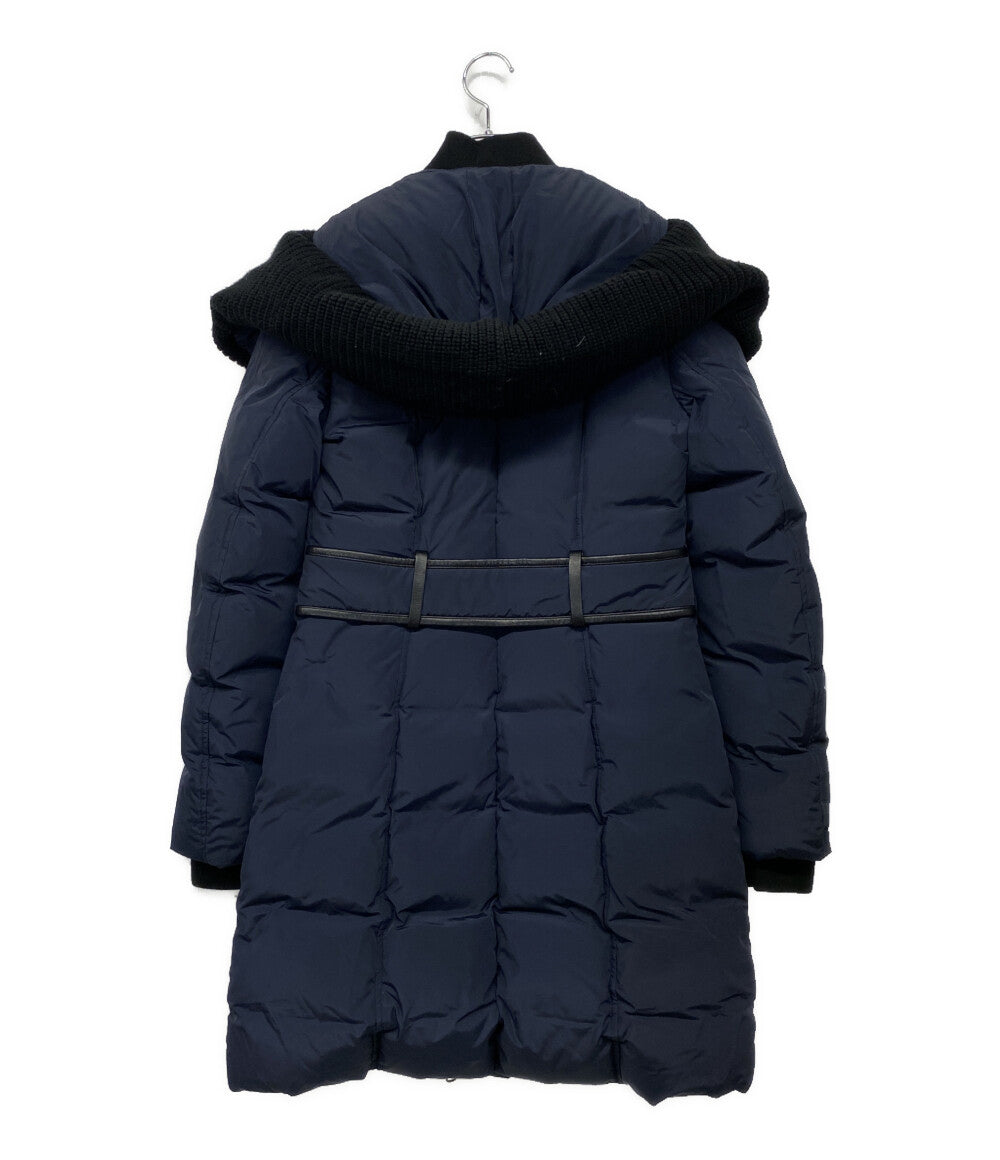 マッカージュ ダウンコート フード ネイビー レディース SIZE S Mackage