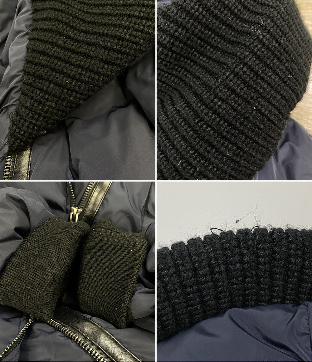 マッカージュ ダウンコート フード ネイビー レディース SIZE S Mackage