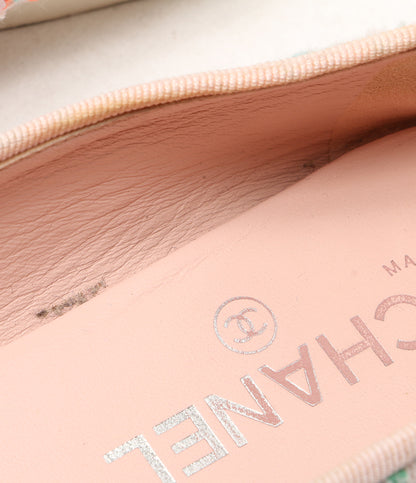 シャネル バレエシューズ バレリーナ ツイード レディース SIZE 37.5 CHANEL