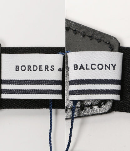 BORDERS at BALCONY ボーダーズアットバルコニー サスペンダー ブラック×ホワイト BD211-4L-09 レディース SIZE F