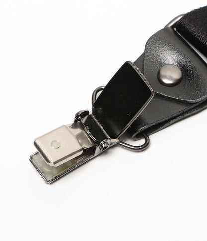 BORDERS at BALCONY ボーダーズアットバルコニー サスペンダー ブラック×ホワイト BD211-4L-09 レディース SIZE F