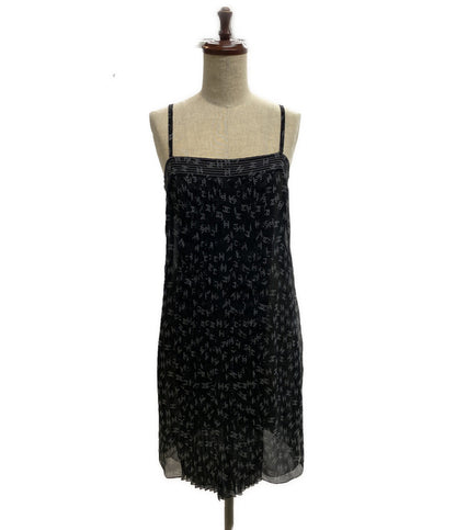 美品 CHANEL シルクワンピース ココマーク 20P P63262V39211 レディース SIZE 38 シャネル