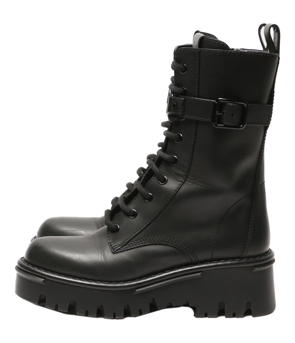 VALENTINO Vロゴ レースアップブーツ レディース SIZE 36.5 ヴァレンチノ