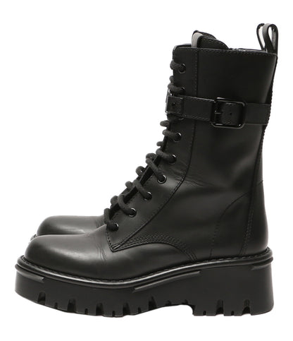 VALENTINO Vロゴ レースアップブーツ レディース SIZE 36.5 ヴァレンチノ