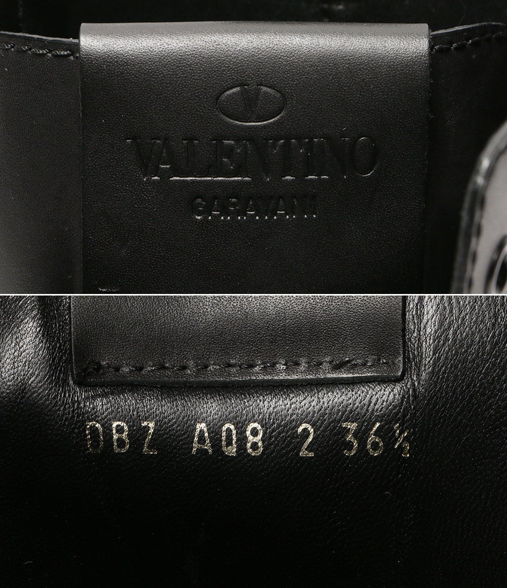 VALENTINO Vロゴ レースアップブーツ レディース SIZE 36.5 ヴァレンチノ