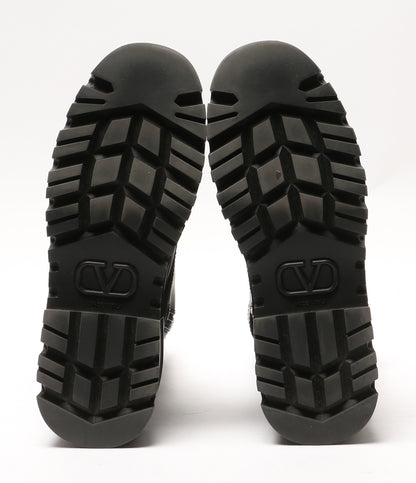 VALENTINO Vロゴ レースアップブーツ レディース SIZE 36.5 ヴァレンチノ