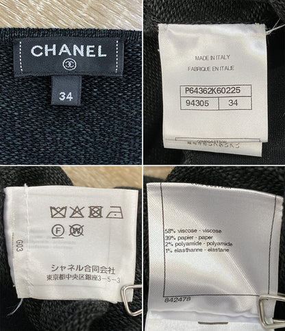 美品 CHANEL ワンピース ココ ブラック P64362K60225 レディース SIZE 34 シャネル