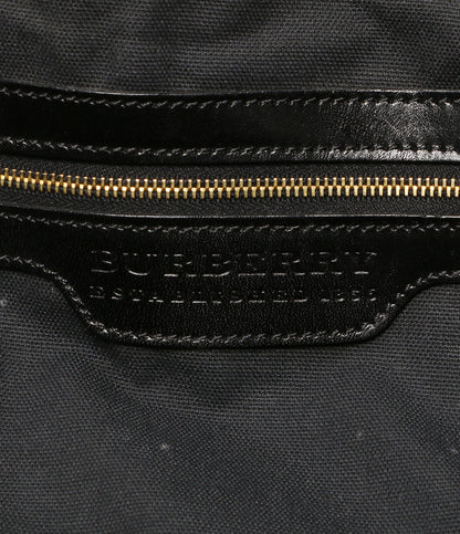 BURBERRY ノヴァチェック レザートートバッグ メンズ バーバリー