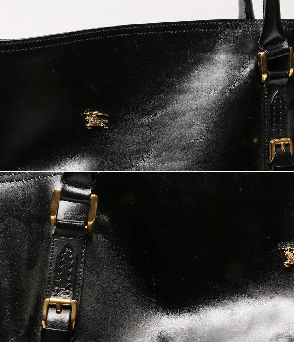 BURBERRY ノヴァチェック レザートートバッグ メンズ バーバリー