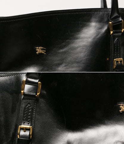 BURBERRY ノヴァチェック レザートートバッグ メンズ バーバリー