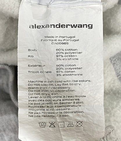 ALEXANDER WANG パーカー ロゴフーディ メンズ SIZE S アレキサンダーワン