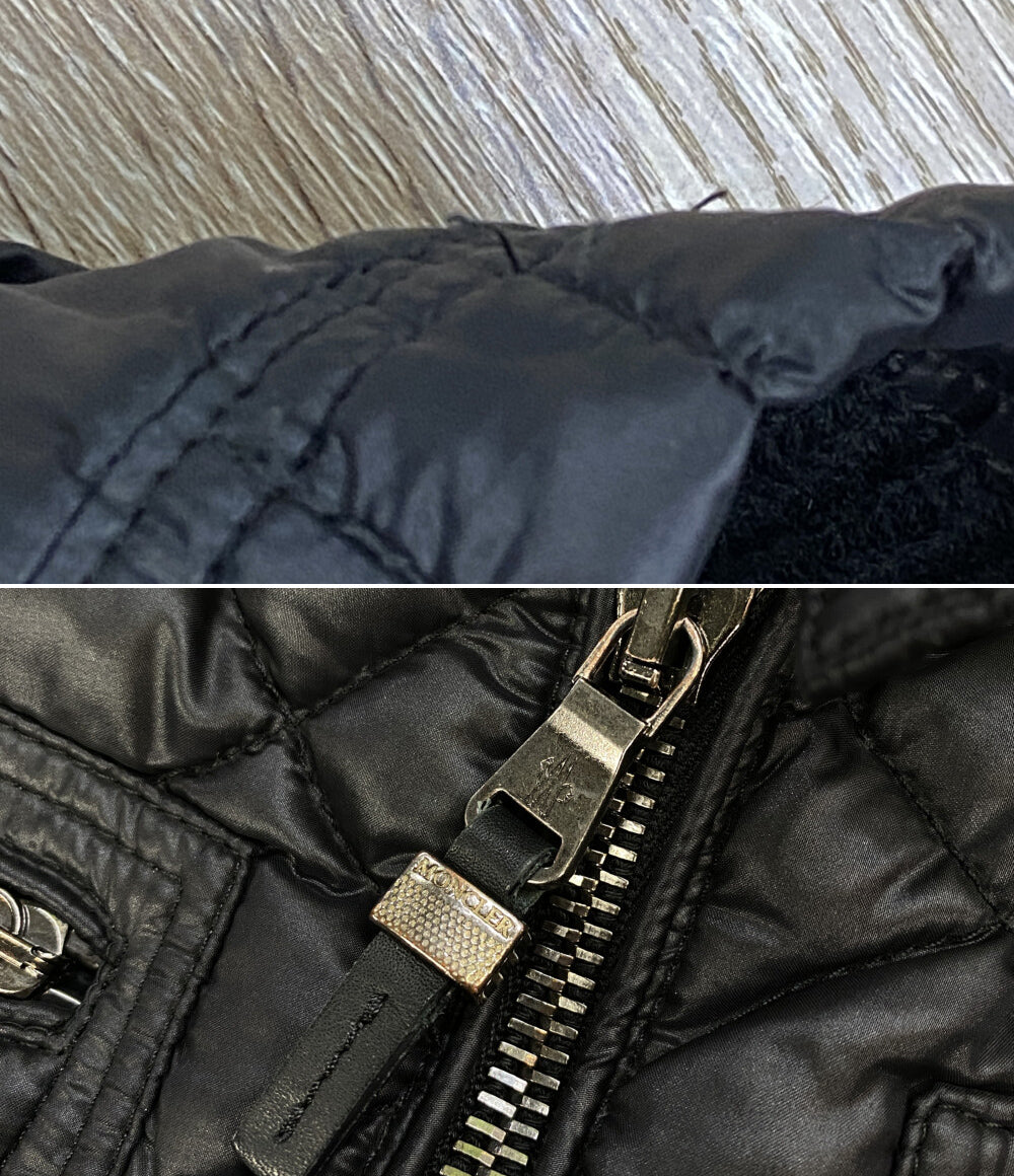 MONCLER ダウンジャケット キルティング ブラック メンズ SIZE 4 モンクレール
