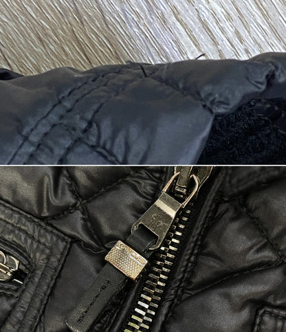 MONCLER ダウンジャケット キルティング ブラック メンズ SIZE 4 モンクレール