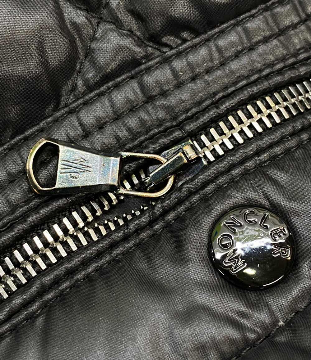 モンクレール ダウンジャケット キルティング ブラック メンズ SIZE 4