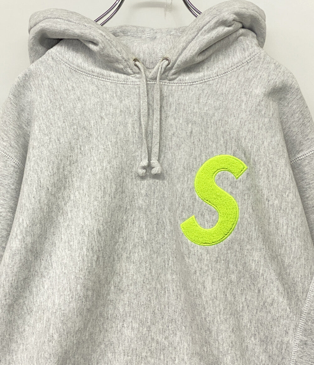 シュプリーム パーカー 19AW S Logo Hooded Sweatshirt Ash Grey メンズ SIZE L Supreme