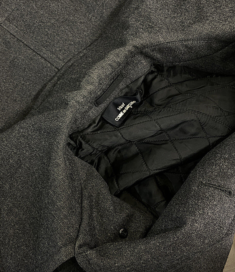 tricot COMME des GARCONS ピーコート グレー TC-070120 メンズ SIZE - トリココムデギャルソン