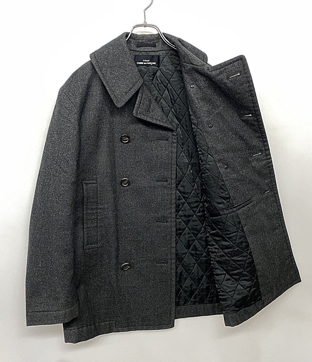 tricot COMME des GARCONS ピーコート グレー TC-070120 メンズ SIZE - トリココムデギャルソン