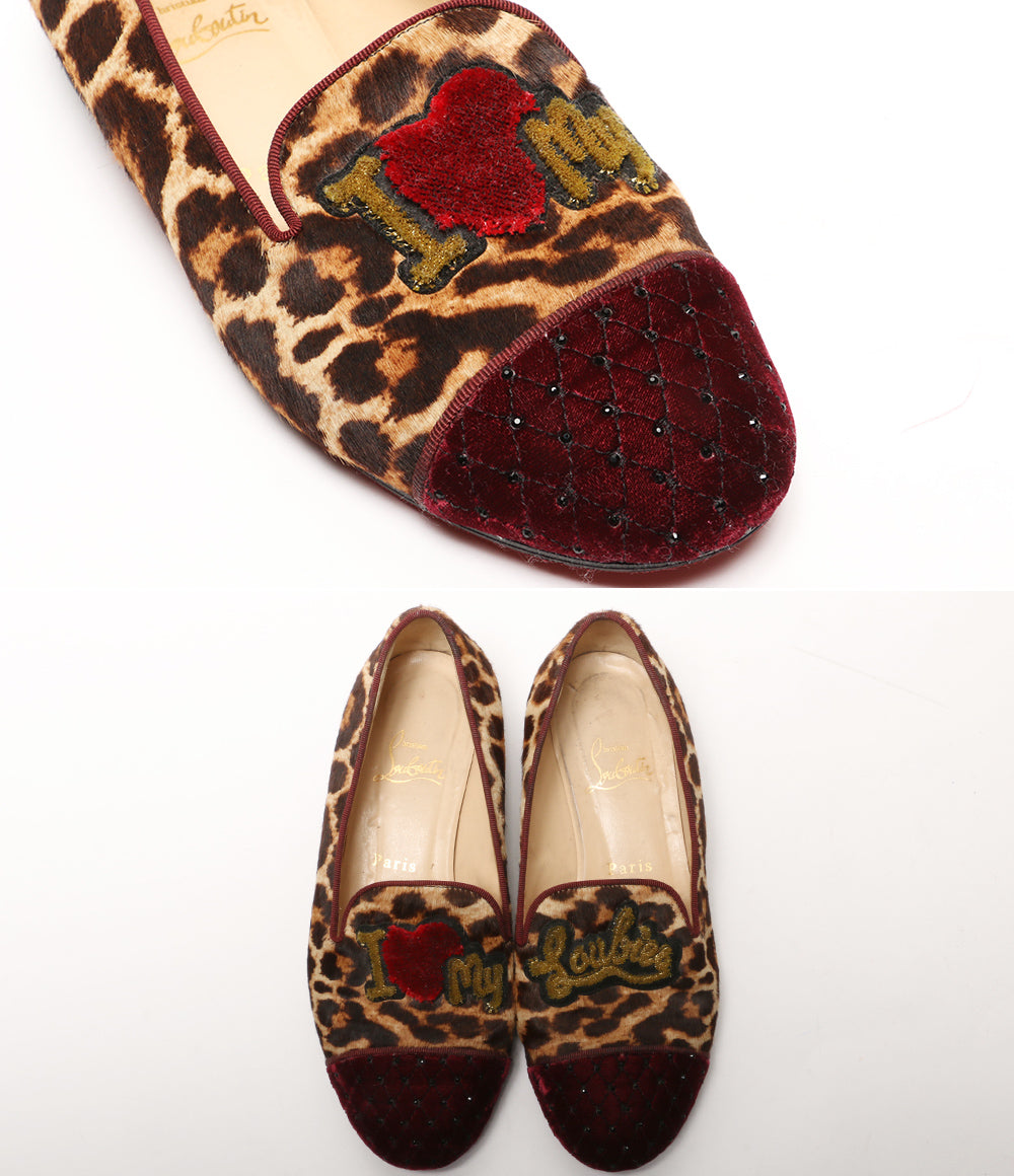 Christian Louboutin ローファー オペラシューズ ハラコ Drawer別注