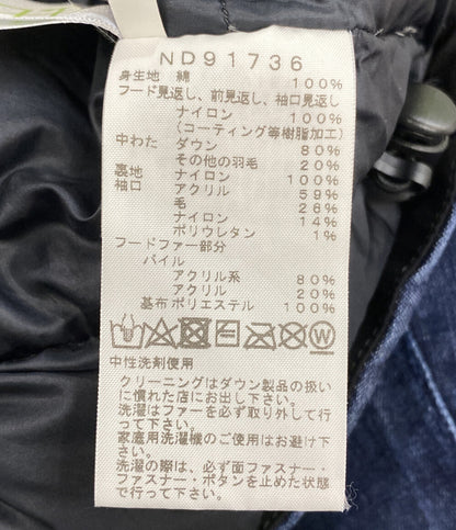 ザ・ノースフェイス ダウンジャケット nd91736 インディゴ メンズ SIZE S THE NORTH FACE