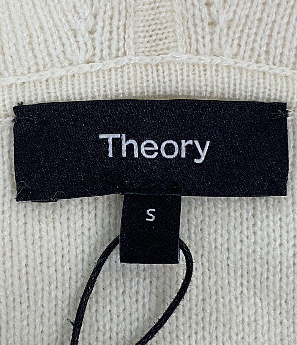 セオリー 美品 パーカー 23AW カシミヤ混 レディース SIZE S theory
