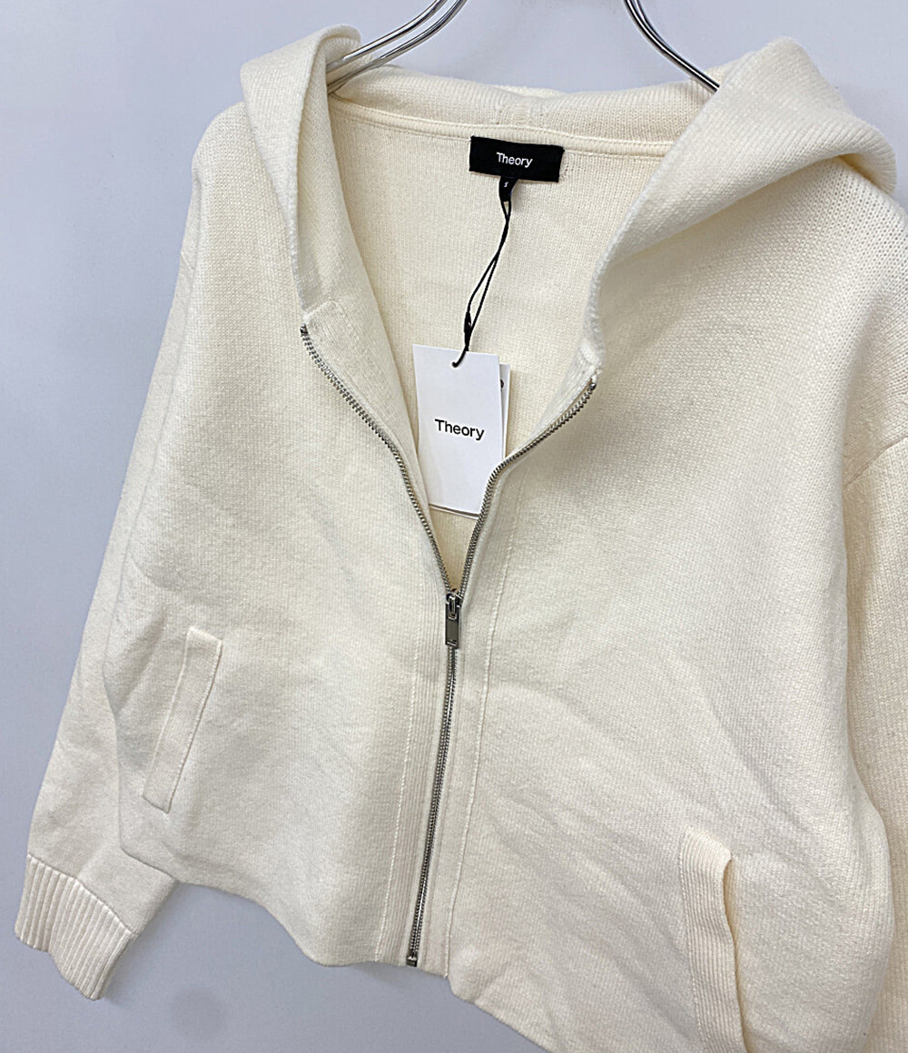 セオリー 美品 パーカー 23AW カシミヤ混 レディース SIZE S theory