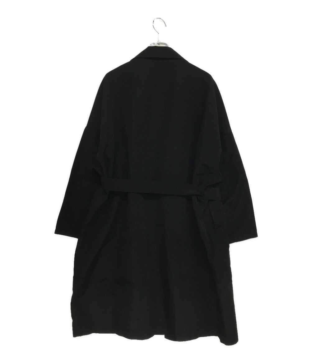 YOHJI YAMAMOTO コート ブラック ベルト有 NN-C58-501 レディース SIZE 1 ヨウジヤマモト