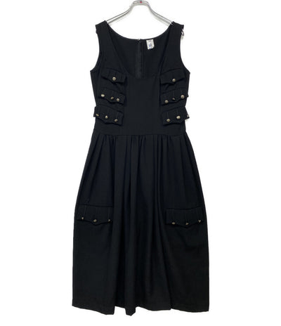 コムデギャルソン ノースリーブワンピース COMME DES GARCONS W80 レディース SIZE S COMME des GARCONS