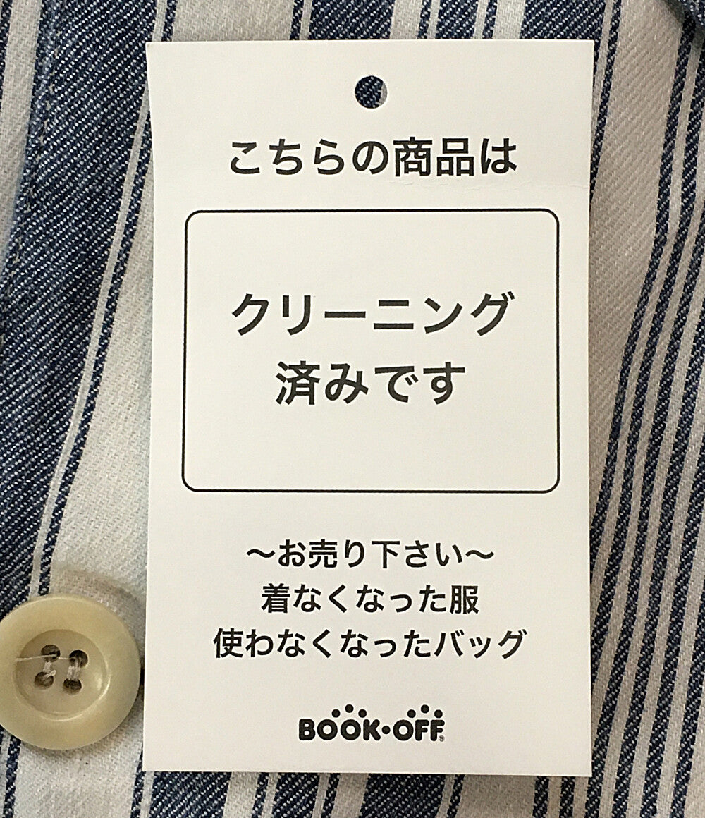 Maison Margiela ストライプコート ネイビーホワイト S50DL0460 メンズ SIZE 46 メゾンマルジェラ