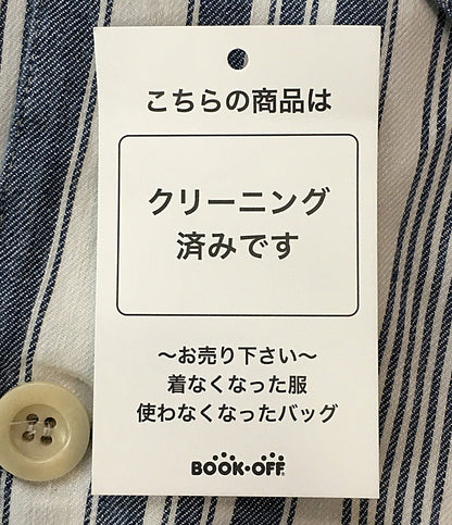 Maison Margiela ストライプコート ネイビーホワイト S50DL0460 メンズ SIZE 46 メゾンマルジェラ