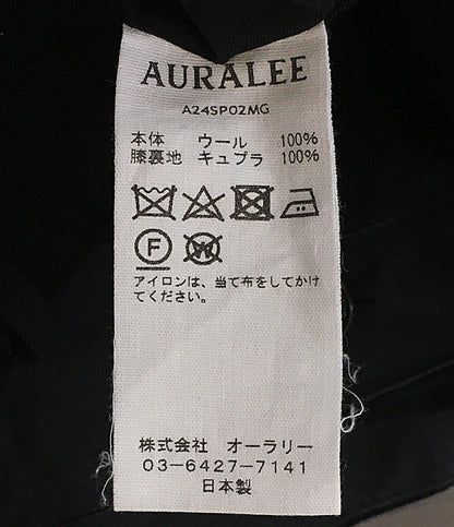 オーラリー パンツ ブラック 24ss A24SP02MG メンズ SIZE 5 AURALEE
