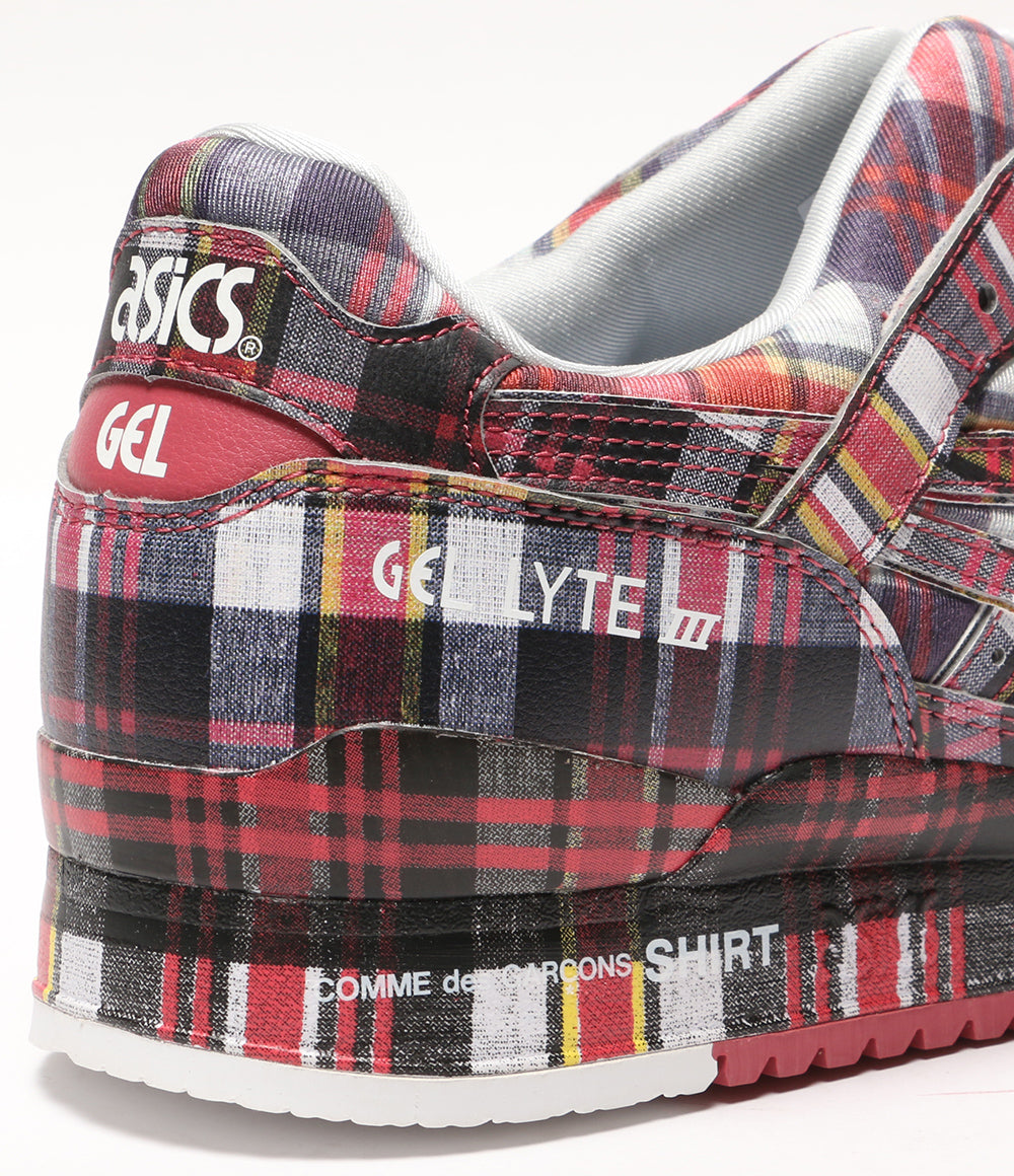 美品 ASICS × COMME des GARCONS SHIRT コムデギャルソンシャツ スニーカー Gel-Lyte III メンズ SIZE 28cm アシックス