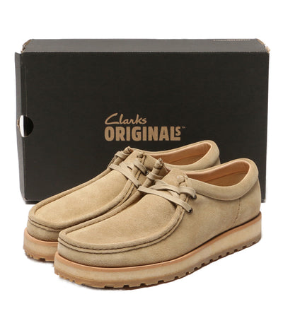 美品 Clarks スニーカー walla scout lo Dark Sand Suede メンズ SIZE UK 9.5 クラークス