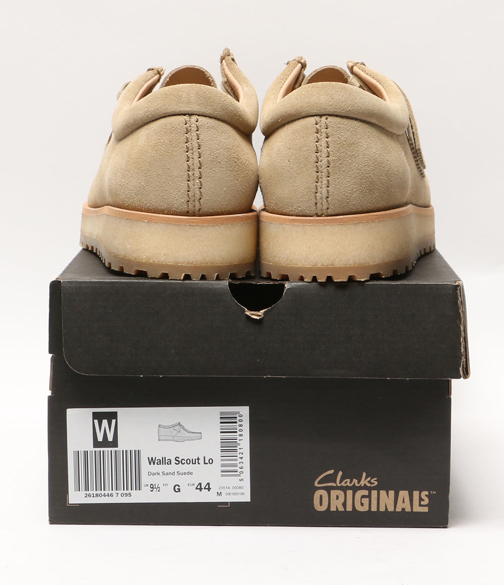 美品 Clarks スニーカー walla scout lo Dark Sand Suede メンズ SIZE UK 9.5 クラークス