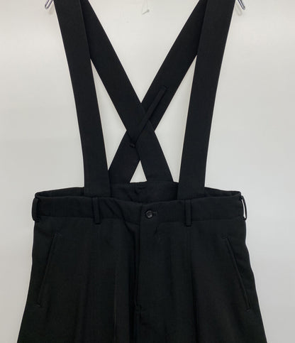 BLACKCOMME des GARCONS ブラック コムデギャルソン サスペンダーパンツ ブラック 1I-U001 メンズ SIZE XS