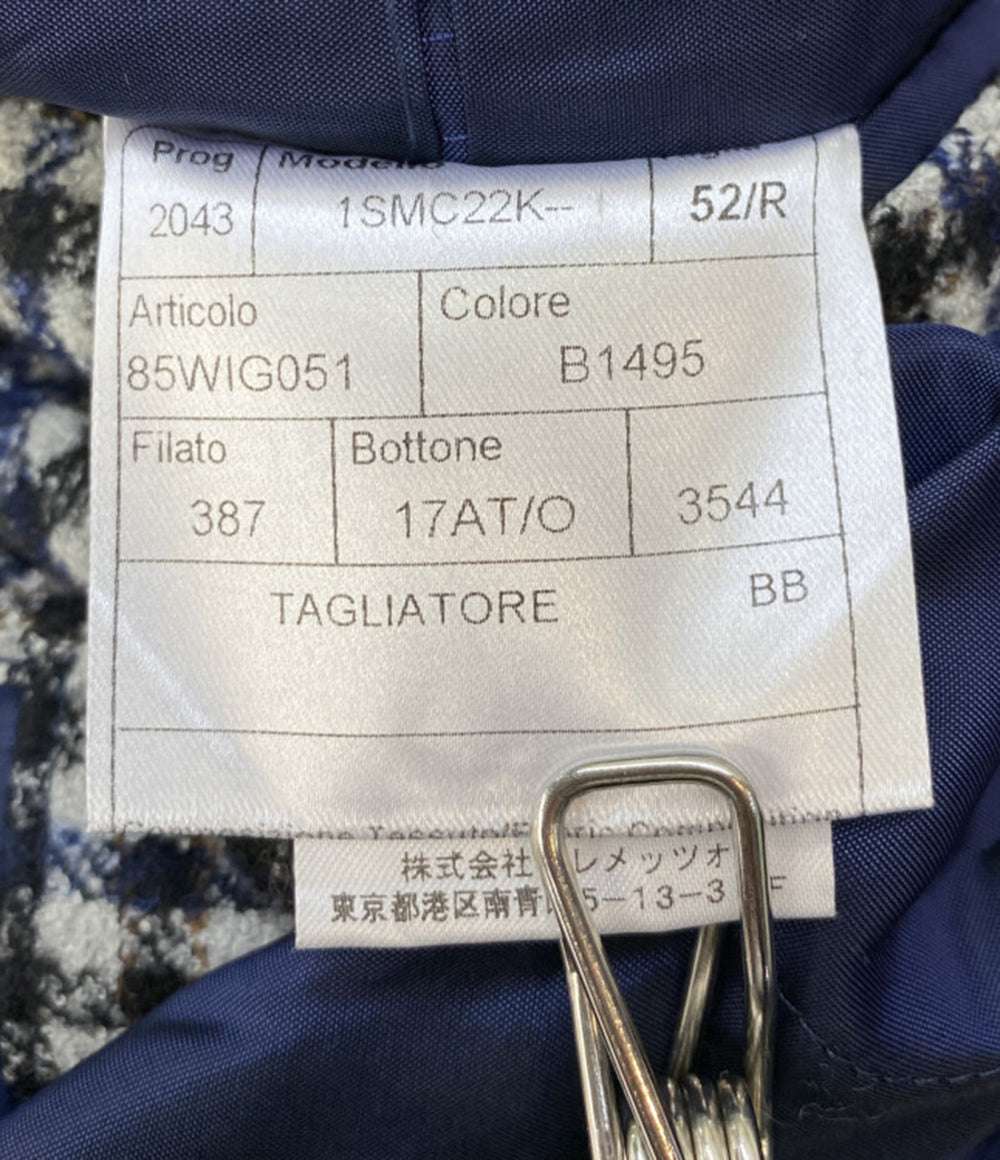 TAGLIATORE シングルジャケット チェック 1SMC22K メンズ SIZE 52 タリアトーレ