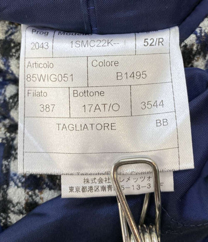 TAGLIATORE シングルジャケット チェック 1SMC22K メンズ SIZE 52 タリアトーレ